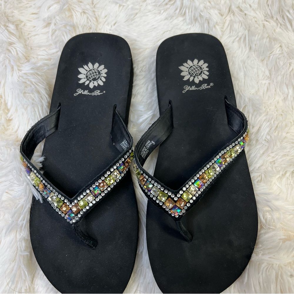 Yellow Box Sandals - Picture 8 of 9